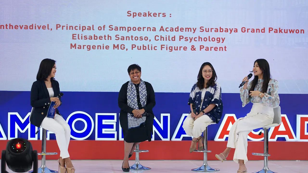 Diskusi pengembangan  kompetensi 5C Creativity, (Critical Thinking, Communication, Collaboration, dan Character) anak-anak di Sampoerna Academy Grand Pakuwon Surabaya. (Istimewa)