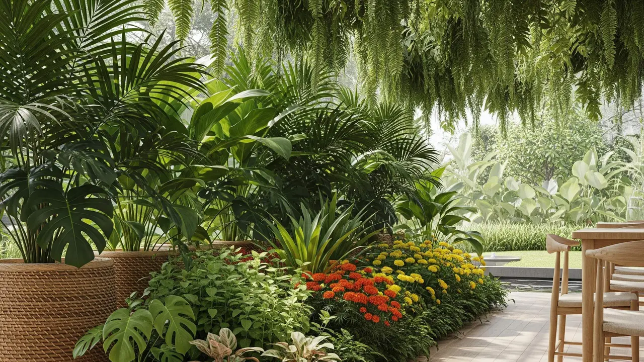 Desain Teras Rumah Minimalis Pakai Kebun Herbal dalam Pot