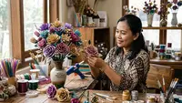 Cara Membuat Bunga dari Sedotan Plastik yang Mewah dan Bernilai Jual Tinggi