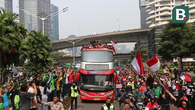 Parade Kemenangan Timnas Indonesia U-22