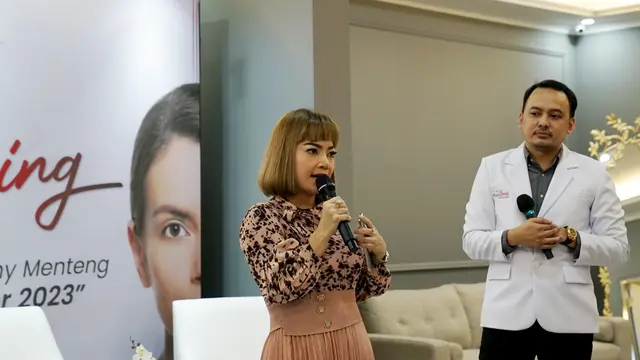 Irma Darmawangsa dan dokter Danu Mahandaru SpBP-RE
