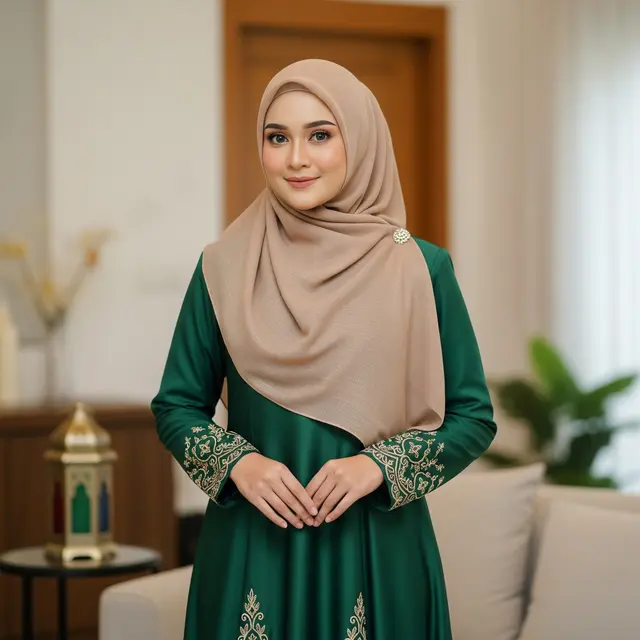 Trend Warna Hijab (Gemini AI)