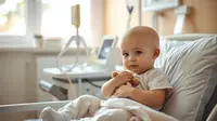 Kanker anak di Indonesia terus meningkat, dengan 11 ribu kasus baru setiap tahun. Sayangnya, tingkat kesembuhan masih rendah, hanya 20-35%. Apa yang menjadi penyebabnya? (Ilustrasi by AI)