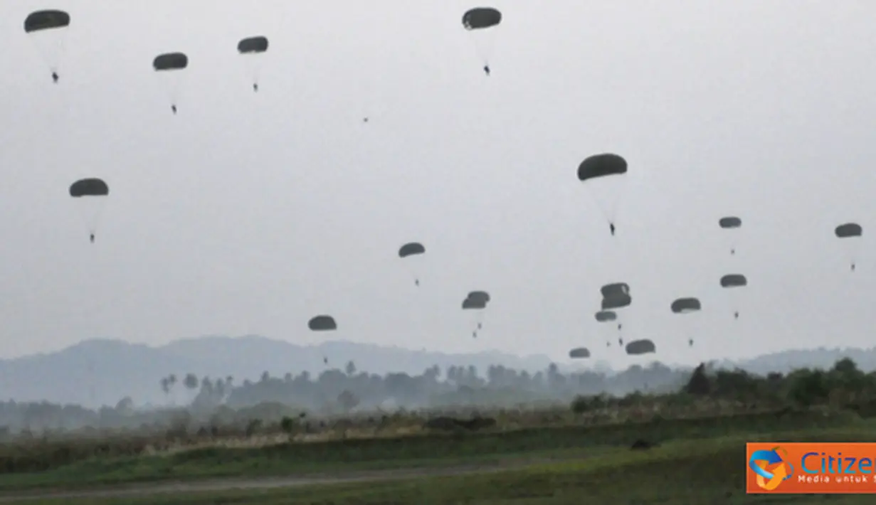 Citizen6, Riau: Personel TNI yang terlibat dalam Latihan PPRC TNI Kilat XXIX 2012 sebanyak 2500 prajurit TNI. (Pengirim: Badarudin Bakri).