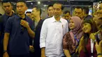 Presiden Joko Widodo saat menghadiri acara bertajuk "Young On Top NationalConference (YOTCN) di Balai Kartini, Jakarta, Sabtu (25/8). Acara ini dihadiri sebagian besar anak muda. (Liputan6.com/Pool/Ist)