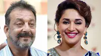 Sanjay Dutt dan Madhuri Dixit