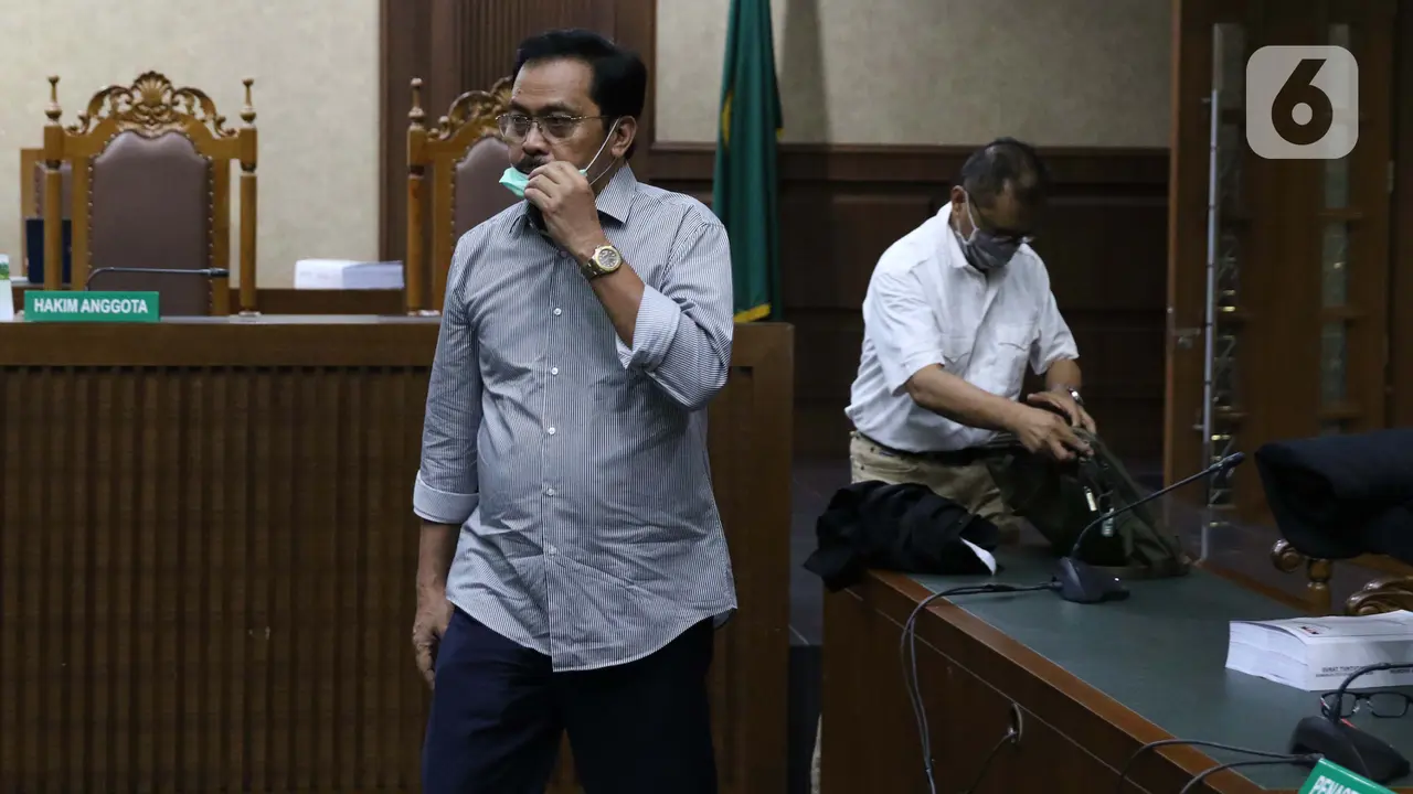 Simak Tuntutan Nurdin Basirun, Majelis Hakim Kenakan Masker