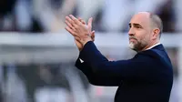 Tambahan tiga poin ini membuat Juventus berada di peringkat kelima klasemen Serie A dengan raihan 55 poin. Sementara Genoa tertahan di peringkat 12 dengan raihan 35 poin. (AFP/Marco Bertorello)