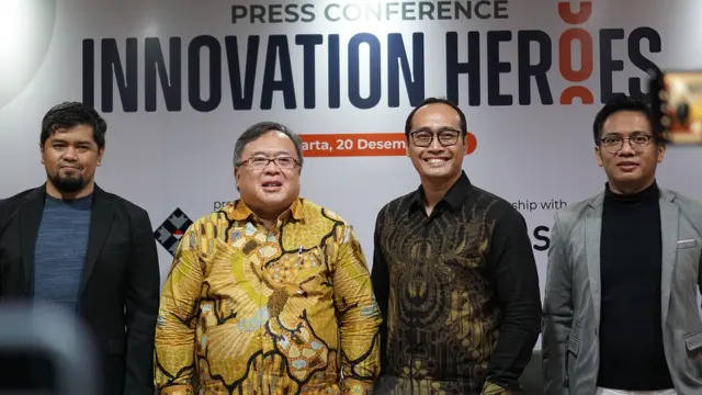 Indrawan Nugroho ketika menghadiri konferensi pers Innovation Heroes 2023 di Jakarta, Selasa (20/12/2022). (Foto: Dok. Tim Indonesia Forum)