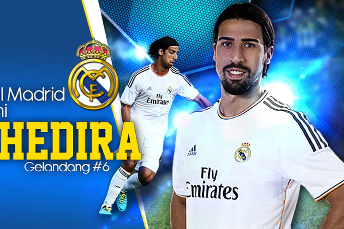 Gelandang Real Madrid Sami Khedira