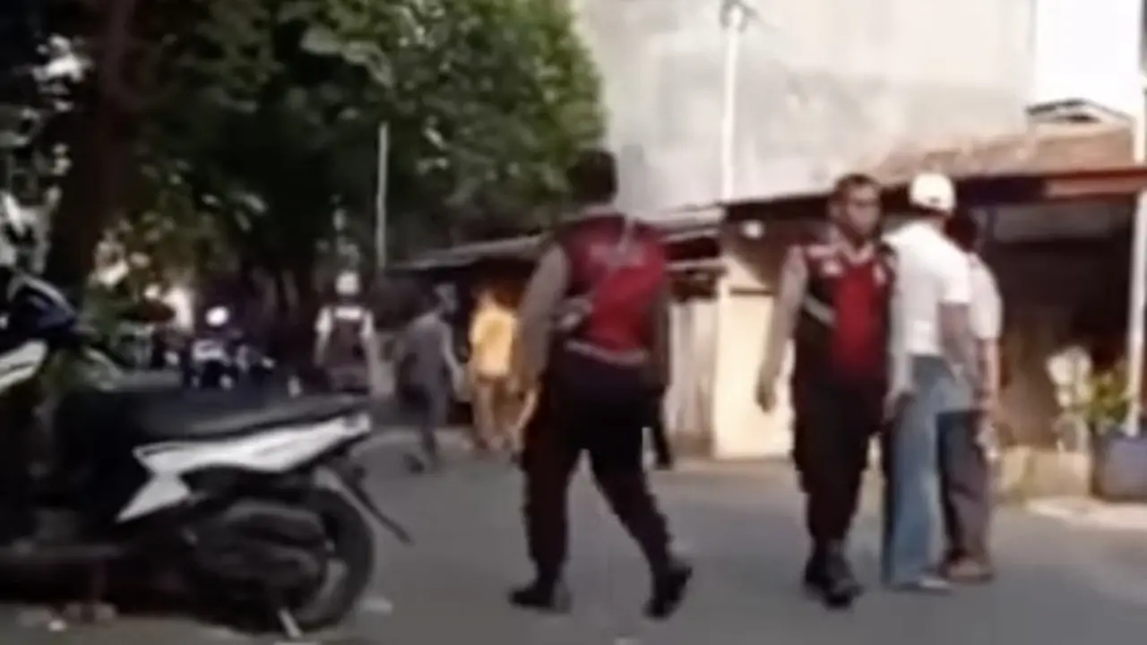 viral keributan di markas mata elang di Jakarta Timur