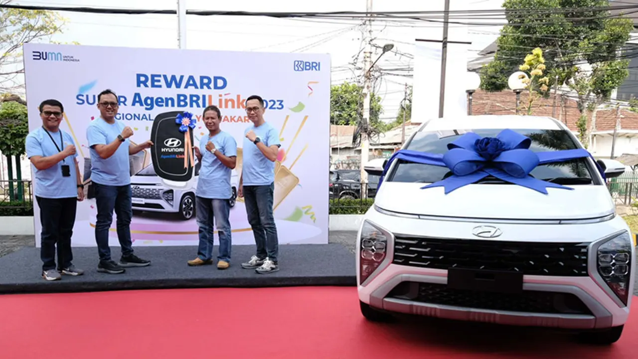 Apresiasi Kinerja AgenBRILink, BRI Kasih Mobil kepada Pemenang Super AgenBRILink