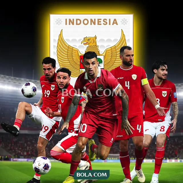 Timnas Indonesia - Thom Haye, Calvin Verdonk, Stefano Lilipaly, Jordi Amat, Kevin Diks