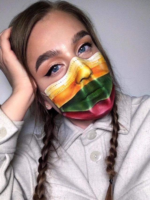 8 Potret Body Painting Wanita Ini Ciptakan Ilusi Optik Mengagumkan, Banjir Pujian