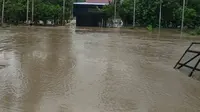 Penampakan banjir di Padang Tiji, Aceh (Liputan6.com/Ist)
