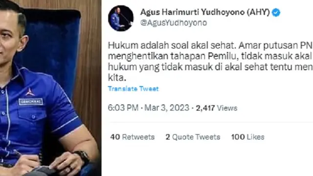Agus Harimurti Yudhoyono alias AHY (Foto: Instagram, Twitter)