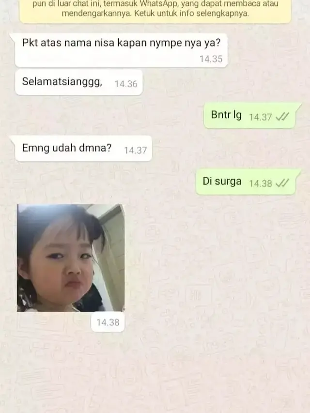 10 Chat Kurir saat Antar Paket ke Pelanggan Ini Kocak Banget