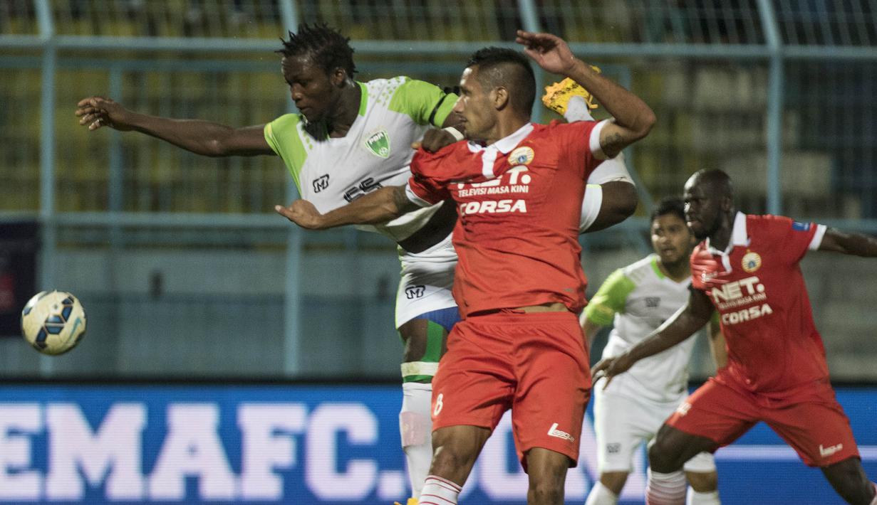 Mantan pemain Sriwijaya FC dan Persita itu menjadi pengatur tempo serangan bagi Persija. (Bola.com/Vitalis Yogi Trisna)