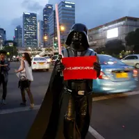 Terkait bom Sarinah, 'Darth Vader' turut serta dalam aki #KamiTidakTakut.