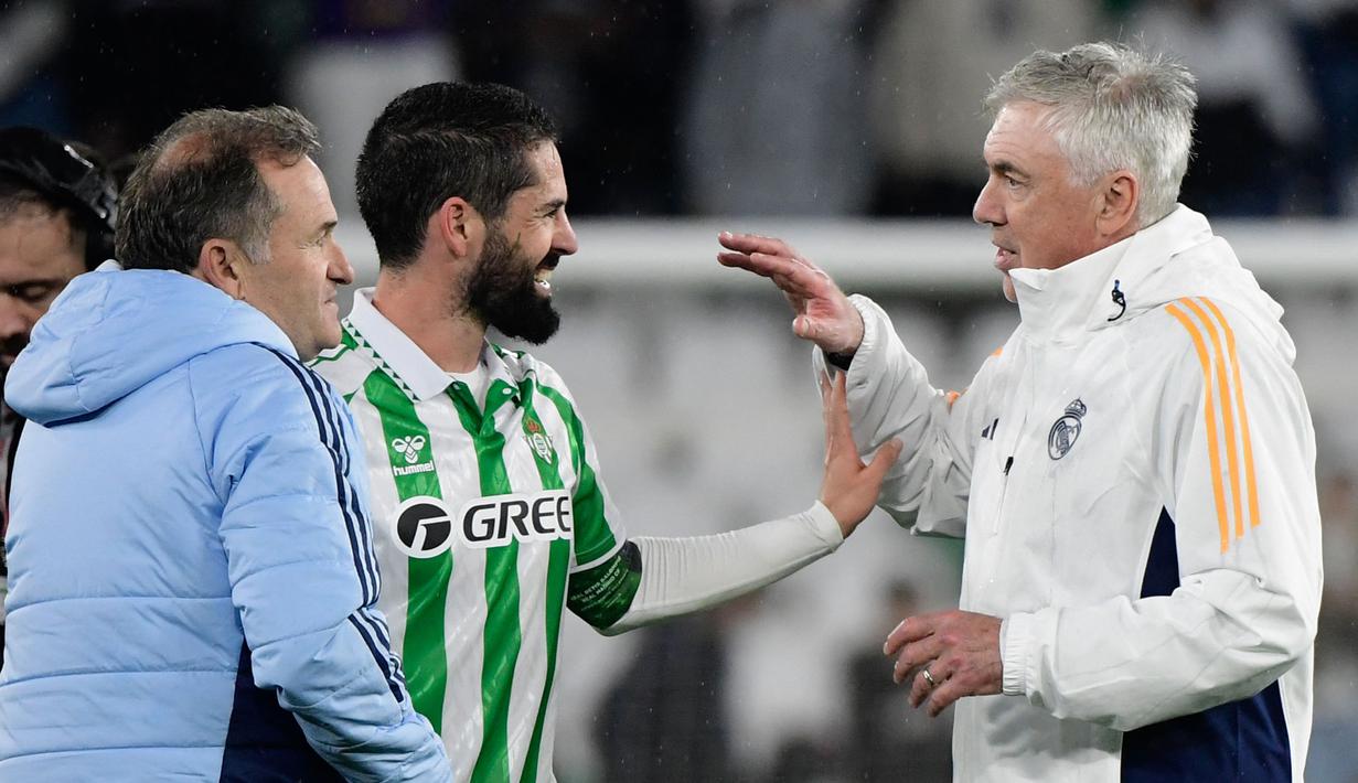 Kemenangan membuat Real Betis naik ke peringkat 6 klasemen Liga Spanyol dengan 38 poin. Sementara Real Madrid tertahan di peringkat dua dengan 54 poin, gagal menyalip Barcelona yang baru akan bermain nanti malam. (AFP/Cristina Quicler)