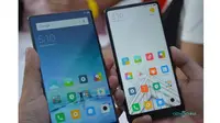 Perbandingan tampilan Xiaomi Mi MIX dan Mi MIX 2 (Sumber: Gizmochina)