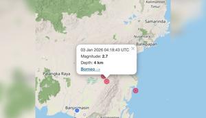 Gempa guncang Kalsel. (Antara)