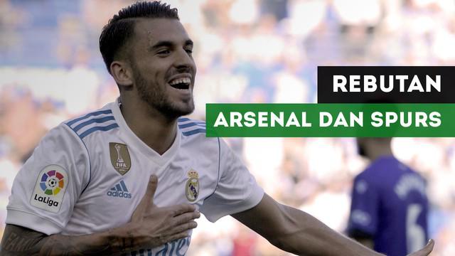 Arsenal dan Tottenham Hotspur dikabarkan tertarik mendatangkan gelandang Real Madrid, Dani Ceballos.