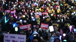 Pemimpin oposisi Korea Selatan pada 13 Desember 2024 mendesak anggota parlemen dari partai yang berkuasa untuk berpihak pada rakyat dan memakzulkan Presiden Yoon Suk Yeol. (Jung Yeon-je/AFP)