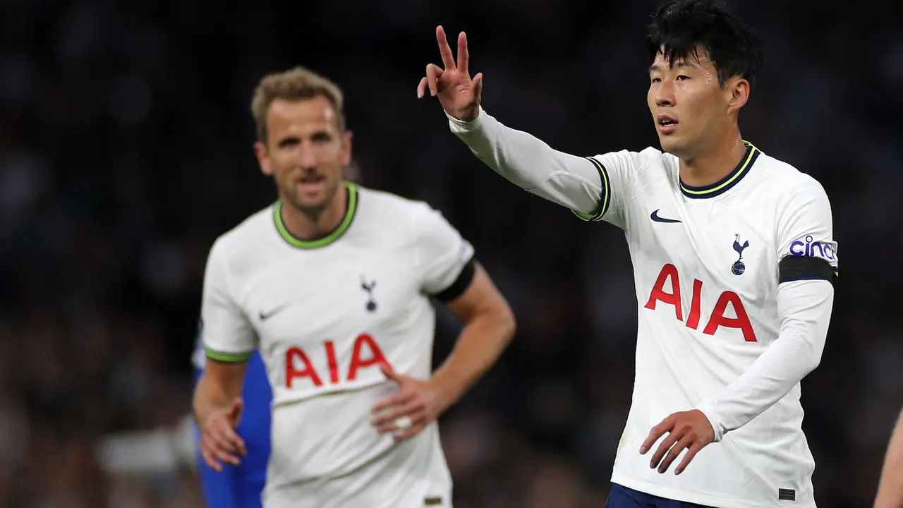 Foto: 13 Menit Berharga Son Heung-min di Pekan Ketujuh Liga Inggris 2022 / 2023, Cetak Gol Perdana dan Langsung Hattrick