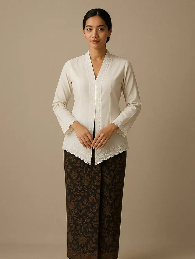 Model kebaya cantik dan elegan (Image by ChatGPT)
