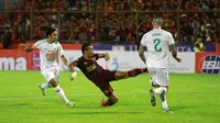 Striker PSM Makassar, Ferdinand Sinaga, saat menghadapi PSS Sleman di laga pekan pertama Liga 1 2020 pada 1 Maret 2020. (Bola.com/Abdi Satria)