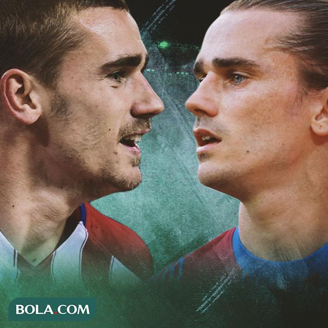 Ilustrasi - Antoine Griezmann Atletico Madrid dan Barcelona