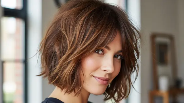 Shaggy Textured Bob