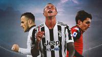 Ilustrasi - Filip Kostic, Federico Bernardeschi, Andrea Cambiaso (Bola.com/Adreanus Titus)