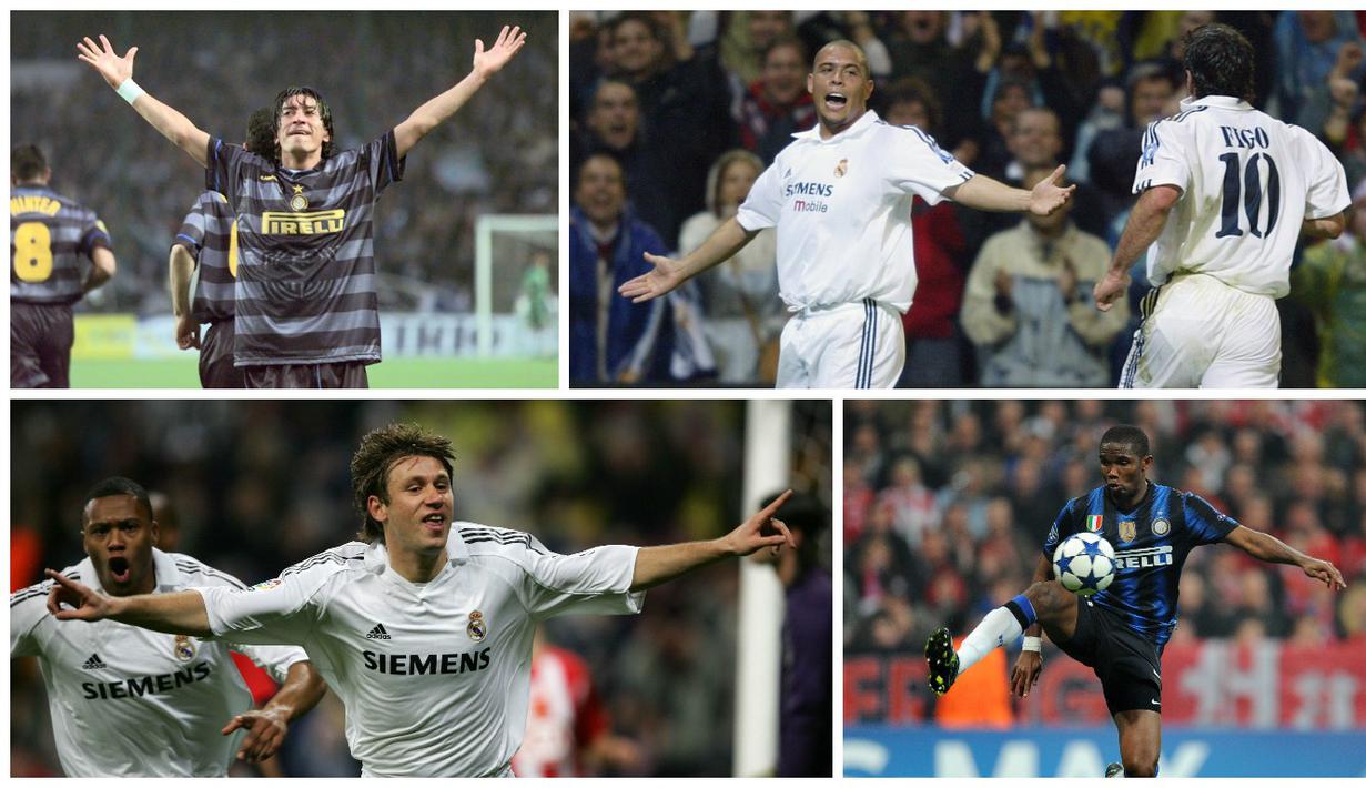 Inilah deretan bintang sepak bola yang pernah membela Real Madrid dan Inter Milan