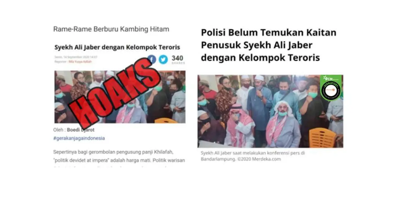 Cek Fakta artikel Merdeka.com
