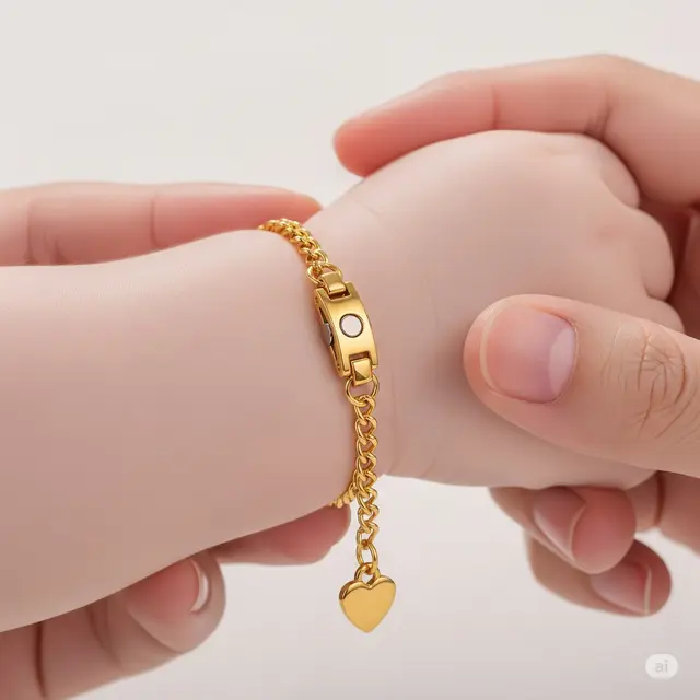 Gelang Magnetik Rantai Pendek