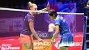 Pada babak 32 besar Kejuaraan Dunia 2025, Gregoria akan menghadapi tunggal putri asal Denmark, Julie Dawall Jakobsen. (Bertrand GUAY/AFP)