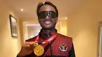 Gilang Ramadhan berhasil mengukir hattrick medali emas di SEA Games. Gilang sukses meraih medali emas dari cabang olahraga voli pantai di SEA Games 2019, 2021, dan 2023. (dok. Gilang Ramadhan)