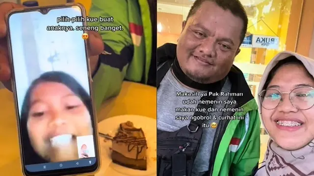 Kisah Haru Wanita Rayakan Ulang Tahun dengan Driver Ojol Ini Viral