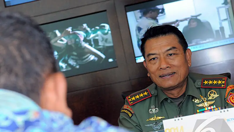 Panglima TNI Jenderal Moeldoko Pastikan Pelantikan Jokowi Aman