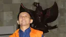 Gubernur Sumatera Utara nonaktif Gatot Pujo Nugroho usai diperiksa di KPK, Jakarta, Jumat (22/1). Gatot diperiksa kembali dalam kasus dugaan pemberian suap kepada Ketua DPRD Sumatera Utara periode 2009-20014 dan 2014-2019. (Liputan6.com/Helmi Afandi)