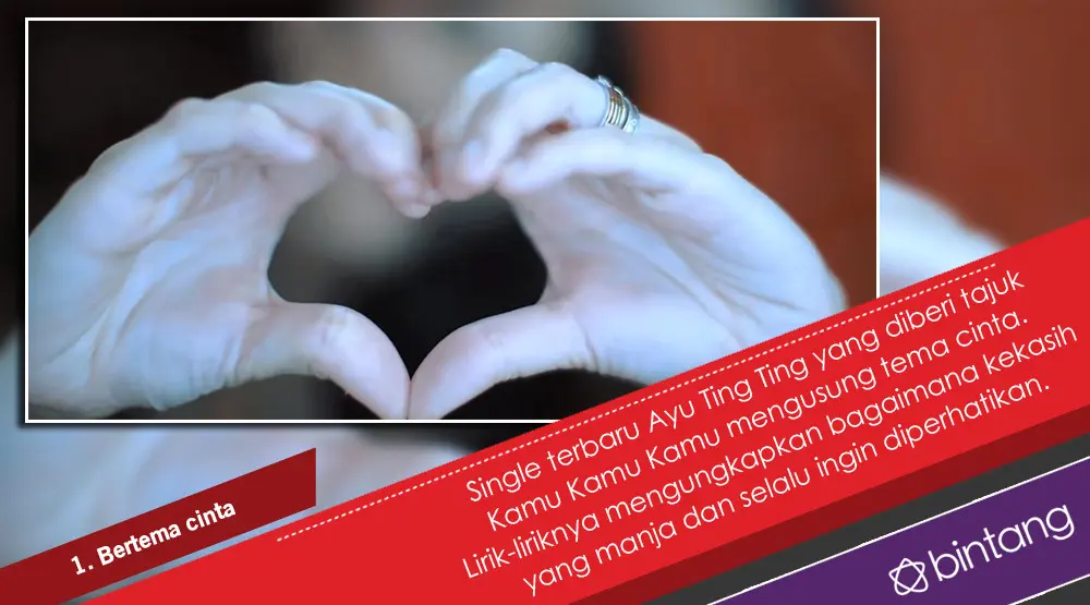 Ayu Ting Ting Kasmaran di Single Baru, Kamu Kamu Kamu. (Foto: YouTube/HITS Records, Desain: Nurman Abdul Hakim/Bintang.com)