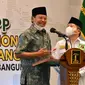 Ketua Umum PPP Suharso Monoarfa dan Djan Faridz di Rapimnas I. (Delvira Hutabarat/Liputan6.com)