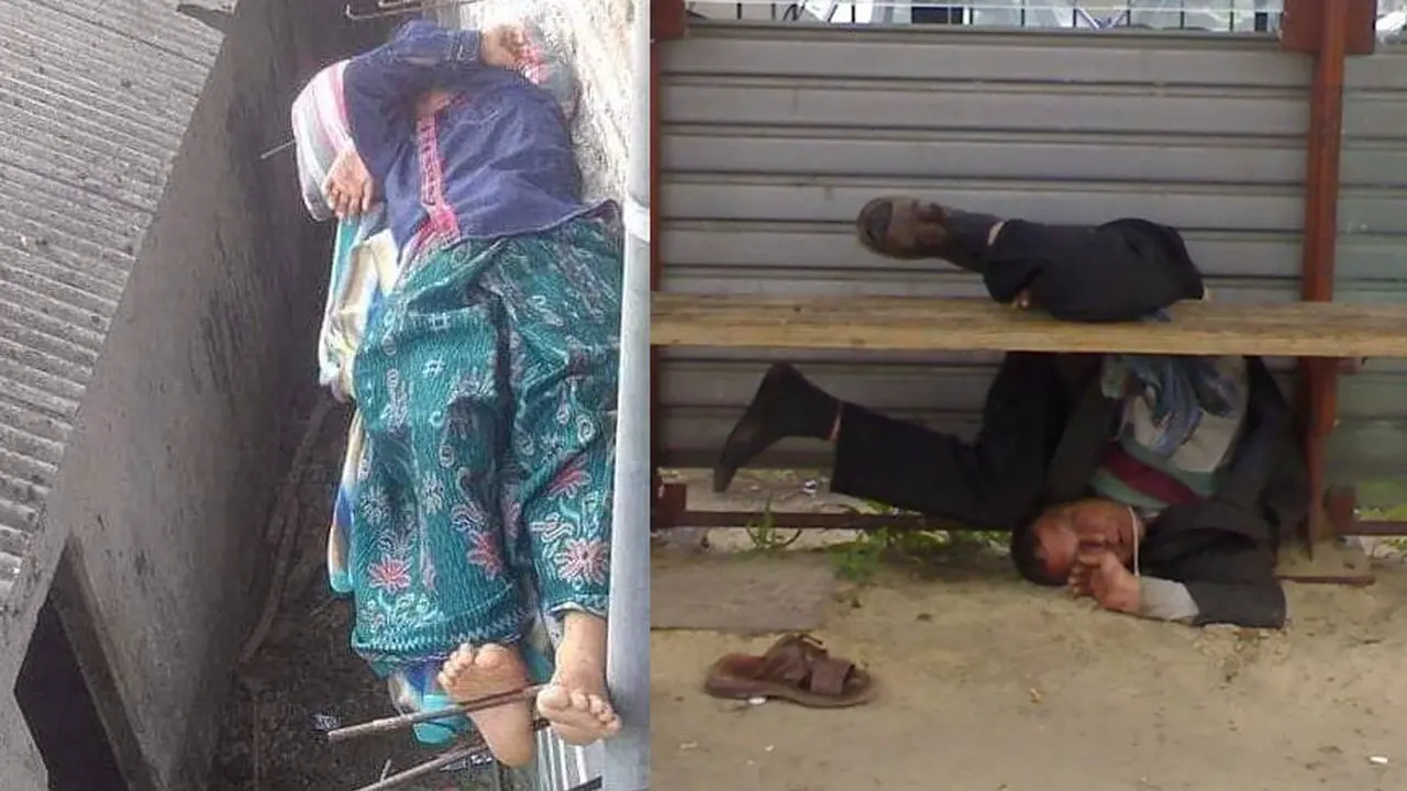 8 Kelakuan Orang Tidur Tak Tahu Tempat, Bikin Ketawa Ngakak