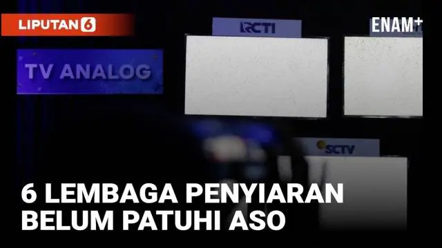 Kementerian Kominfo resmi menerapkan Analog Switch Off (ASO) atau penghentian TV analog mulai 2 November 2022. Namun hingga Kamis (3/11) pagi ternyata masih ada sejumlah stasiun TV swasta yang belum mematuhi aturan Analog Switch Off.