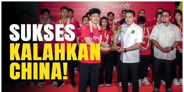 VIDEO: Juarai Badminton Asia Mixed Team Championship 2025, Tim Indonesia Disambut Meriah PBSI