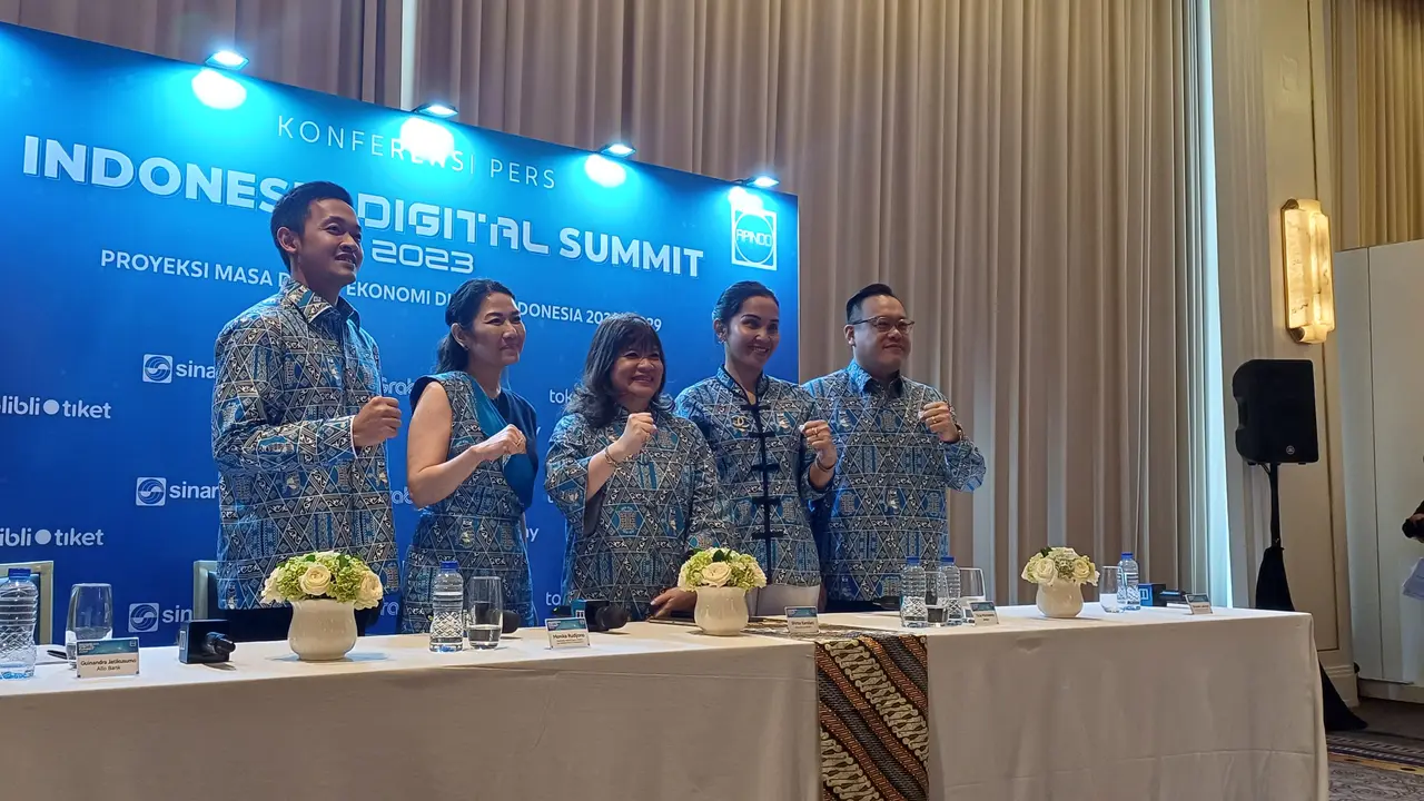 Apindo menyerahkan rekomendasi kebijakan untuk ekonomi digital kepada tim ekonomi calon presiden atau capres 2024-2029.