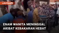 Kebakaran hebat terjadi di tempat hiburan  di Kota Tegal, Jawa Tengah,  Senin (15/1/2024). Api diduga berasal dari korsleting listrik di salah satu ruangan karaoke