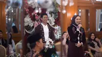 6 Model Dress Dara Arafah saat Lamaran, Anggun dalam Balutan Burgundy Elegan yang Memukau